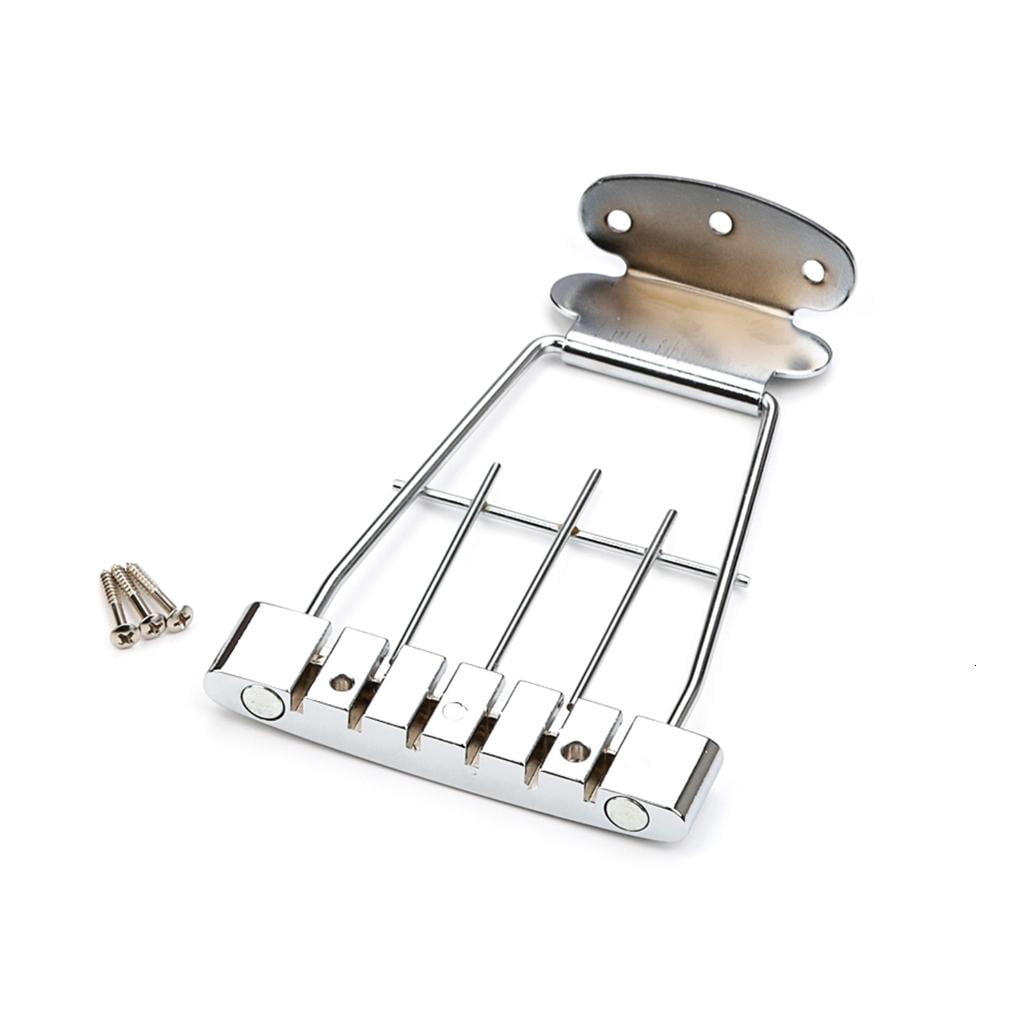 Yihuala 6 String Electric Guitar Bridge Tailpiece Replacement Metal Guitar Trapeze Tailpiece Bridge Guitar Parts