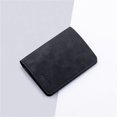 thumbnail image 1 of New Style Mini Thin Men Wallet Card Holder Purse Coin Pouch Card Holder Short Vertical PU Leather Wallet Change Money Pouch black, 1 of 6