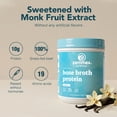 thumbnail image 4 of Zammex Bone Broth Protein Powder Vanilla 1 lb, Grass Fed Beef Bone Broth Powder With Collagen Peptides Type I & III, Keto Protein Powder, 41 Servings, 4 of 11