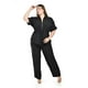 thumbnail image 4 of Set con detalle de cierre Roman Fashion /Tallas Extras, 2654 (Negro) negro 36, 4 of 5