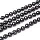 thumbnail image 4 of 2X Collar Cadena del Sueter Larga de Perla Falsa de Moda - Negro, 4 of 5
