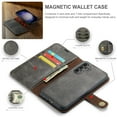 thumbnail image 2 of Allytech Wallet Case for Samsung Galaxy S23 with 3 Card Slots & Cash Pocket, 2 in 1 Detachable Strong Magnetic Case, Retro PU Leather Shockproof Magnetic Clasp Slim Protective Shell - Gray, 2 of 8