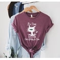 thumbnail image 4 of It's Fine I'm Fine Everything Is Fine Shirt, Cute Black Cat Tee, Sarcasm T-Shirt, Everything Is Fine, Funny Cat Tee, Funny Gift Cat Lover, 4 of 5