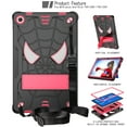 thumbnail image 2 of ELEHOLD Kids Case for Lenovo Tab M10 Plus 3rd Gen 10.6" (2022), Three-Layer Heavy Duty Rugged Cover with Foldable Kickstand Crossbody Shoulder Strap Shockproof Full Body Case,Black+Rose, 2 of 6
