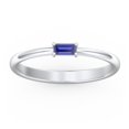 thumbnail image 2 of East-West Stackable Baguette Ring in Sterling Silver, 2 of 3