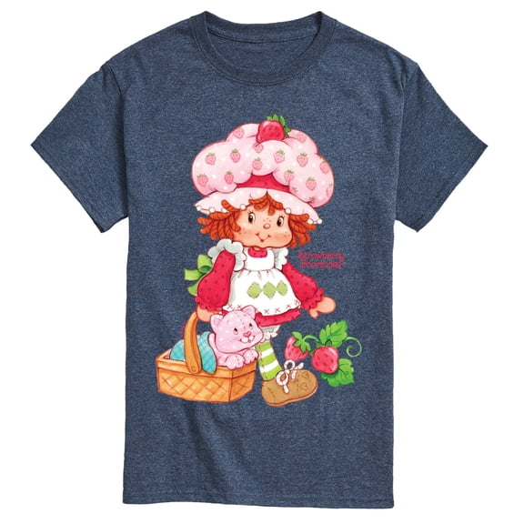 Strawberry Shortcake - Custard In Basket - Men's Short Sleeve Graphic T-Shirt