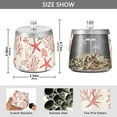 thumbnail image 2 of Yayeee Ashtray with Lid for Cigarette Smokeless Stainless Steel Home Ash Holder, Starfish Seashell, 2 of 7