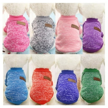 Pet Dog Sweater Warm Dog Pajamas Soft Cat Sweater Puppy Clothes Small Dogs Sweater Doggie Sweatshirt