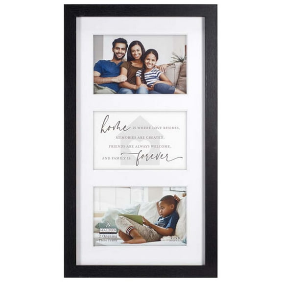 Malden 3-Op. Home Forever Matted Collage Frame