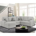 thumbnail image 4 of Serta Benson Dream Lift Convertible in Ivory Fabric Upholstery, 4 of 15