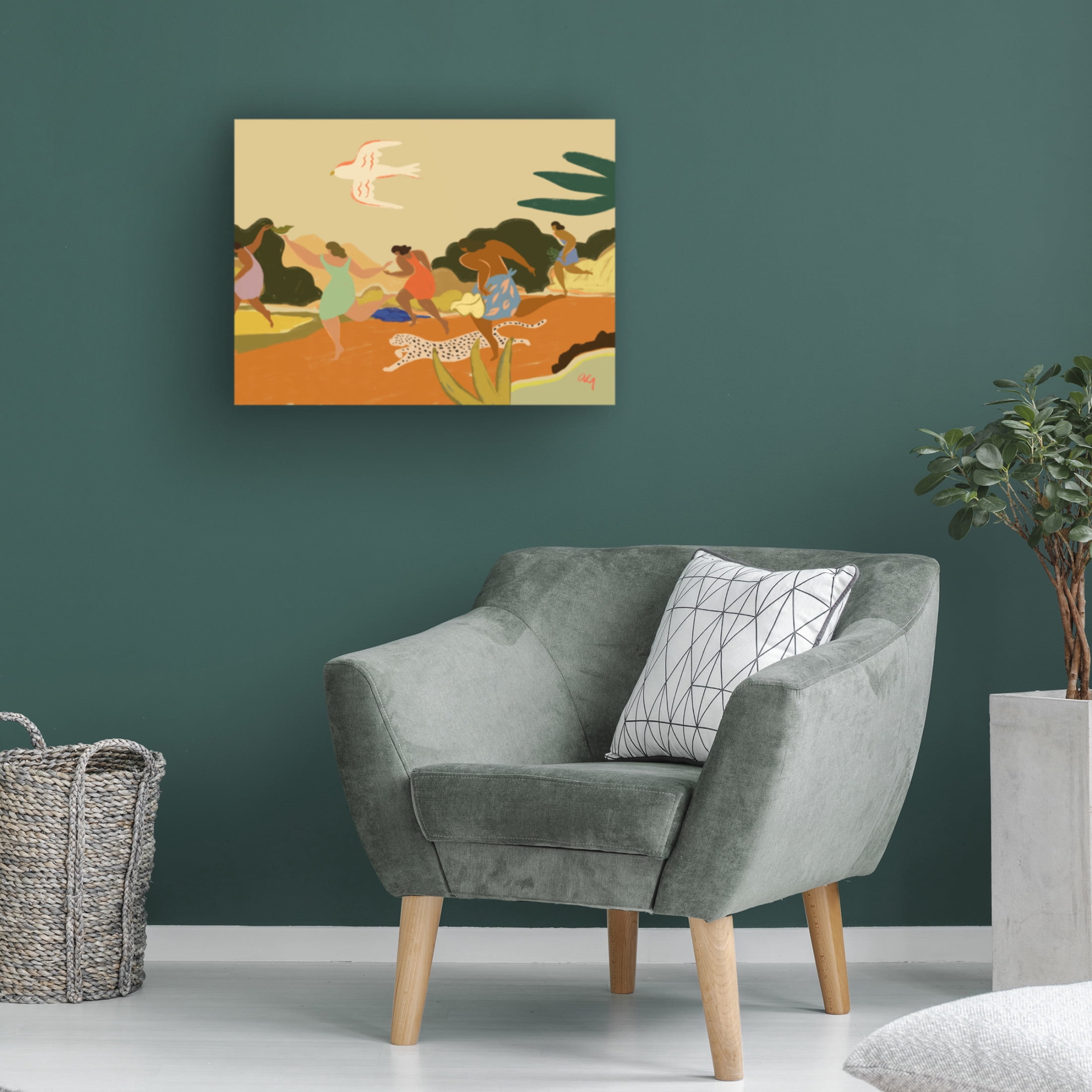 Trademark Fine Art Arty Guava Run Canvas Wall Art