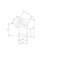 thumbnail image 3 of Forte Lighting 1131-01-32DS 1 Light 8-1/2" High Outdoor Wall Sconce - Bronze, 3 of 3