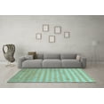 thumbnail image 3 of Ahgly Company Indoor Rectangle Abstract Light Blue Contemporary Area Rugs, 7' x 9', 3 of 4