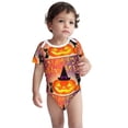 thumbnail image 3 of Daiia Halloween Printed Unisex-Baby Short Sleeve Onesies Bodysuits Baby Climbing Clothes Soft and Comfortable Romper with Expandable Shoulder Design-9M, 3 of 8