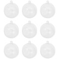 thumbnail image 3 of 12 piezas colgante colgante de bola árbol de navidad adorno de bola transparente favores de regalo para niños, 3 of 5