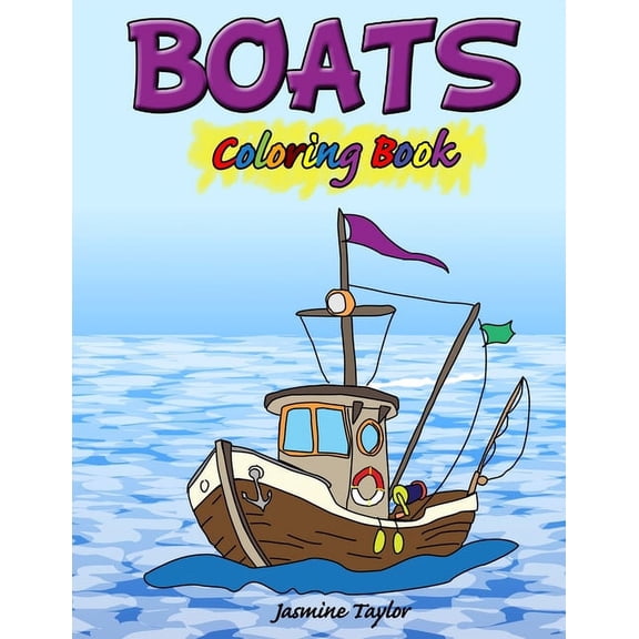 Boats Coloring Book, (Paperback)