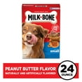 thumbnail image 3 of Milk Bone Peanut Butter Flavor Naturally & Artificially Flavored Dog Biscuits, Small Crunchy Dog Treats, 24 ozs, 3 of 10