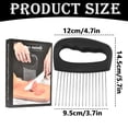 thumbnail image 3 of 2026 16-Prong Stainless Onion Slicer Holder – Tear-Free Vegetable Cutting Assistant with Comfort Grip for Tomatoes, Potatoes & Lemons, 3 of 5