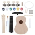thumbnail image 4 of Ukulele Kit, Beautiful Wood Color Lightweight DIY Ukuleles Wear   for Handcrafted Gift for Musical Instrument Learning, 4 of 8
