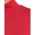 thumbnail image 5 of Terra & Sky Women's Plus Size Mock Neck T-Shirt, 2-Pack, 5 of 6