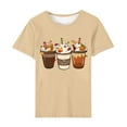 thumbnail image 2 of Lilgiuy Fall Pumpkin Shirts Womens Casual Autumn Thanksgiving Graphic Tees Halloween Tops for Hunting Skiing, 2 of 3