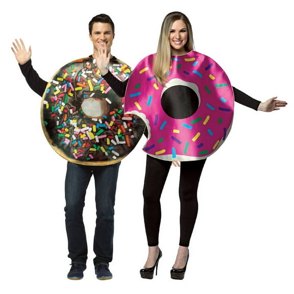Donut Couples Costumes Set - Chocolate & Strawberry