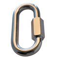 thumbnail image 3 of RV Designer Trailer Safety Chain Quick Link H435 D Type; 2200 Pound Load Capacity; 3/8 Inch; Galvanized Steel; Single, 3 of 4