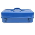 thumbnail image 2 of Blue Tool Chest Storage Organizer, Blue Toolbox Metal Structure High Load Bearing Portable Tool Storage Organizer for Workshop Garage Car Job Site, 2 of 7