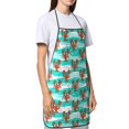 thumbnail image 4 of Pofeuu Lobsters Of Turquoise Waves Print Aprons with Pockets, Cute Aprons for Kitchen, Cooking, Server, Barber, Chef Apron, 4 of 7