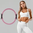 thumbnail image 4 of Unique Bargains Durable Yoga Ring Exercises for Yoga and Home Fitness Pink-38cm, 4 of 4