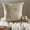 3. Beige (Pearl Gingko), variant on Throw Pillow Covers, Beige Decorative Throw Pillow Covers 16x16 inch (40x40 cm), Silk Throw Pillows For Couch, Nature & Floral, Sequins Embellished, Modern Cushion Cover - Desert Rose