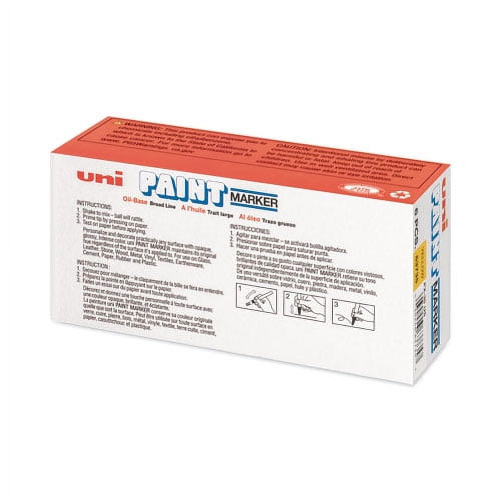 Permanent Marker, Broad Chisel Tip, Yellow | Bundle of 10 Each