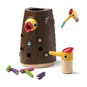 Top Bright Woodpecker Feeding Game Toy