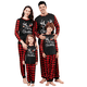 thumbnail image 2 of Pijamas navideños a juego para toda la familia 2025, estampado de ciervos navideños, conjuntos para niños y bebés, camisetas y pantalones, 2 piezas, ropa de dormir navideña, pijamas, ropa para perros, 2 of 3
