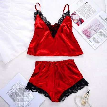 

Women Sexy Lace Babydoll Lingerie 2 Piece Set Bra and Panty Sets Floral Lace Nightwear Bralette Bodysuit Set