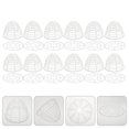 thumbnail image 2 of Shisuyan Accessoires pour Poupée Jupe Support Sacs à Main Blanc 15 Pcs 4.3X4.3X3.1In, 2 of 8