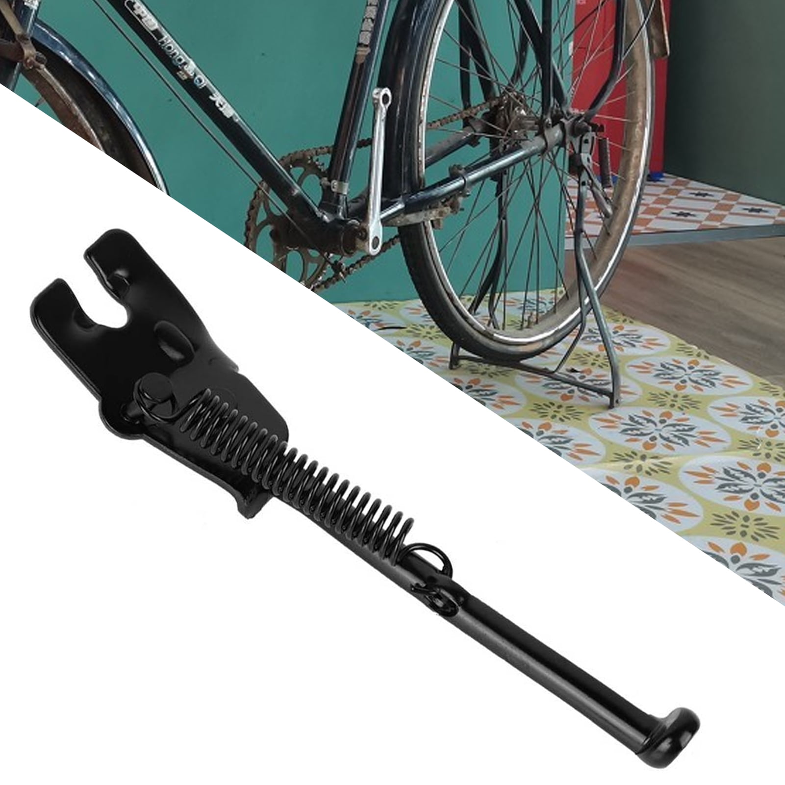 No kickstand on bike sale