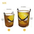 thumbnail image 3 of Angry Face Bowl Laundry Hamper Small Storage Basket/Toy Organizer/Dirty Clothes Bucket, 3 of 5