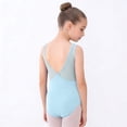 thumbnail image 5 of BFHHYA Girls Ballet Leotards Casual Round Neck Sleeveless Leotards Teens Solid Color Ballet Dance Bodysuits Size 3-15 Years, 5 of 5