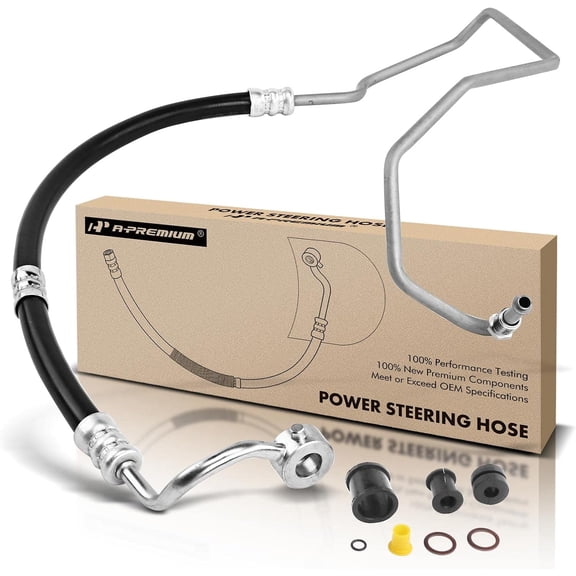 A-Premium Power Steering Pressure Hose Line Assembly Compatible with Hyundai Genesis Coupe 2013-2014 L4 2.0L Turbocharged