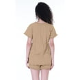 thumbnail image 4 of Moomaya Womens Nightwear Set w/ Shorts Cotton Sleepwear 2 Pcs Nightdresses, 4 of 7
