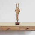 thumbnail image 2 of 3.5" x 6.5" x 29" Natural and Gold Giraffe Bust, 2 of 2