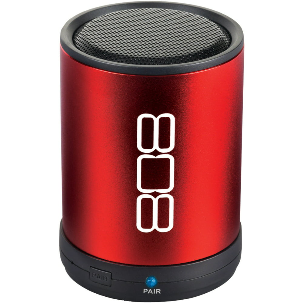 808 Audio SP880RD CANZ Bluetooth Portable Speaker - Red - Walmart.com