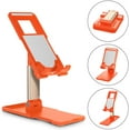 thumbnail image 1 of Support de Téléphone Cellulaire Ajustable pour Bureau, Supports Pliables pour Tablette Support de Téléphone Intelligent Portable Compatible avec Samsung Galaxy iPad Mini iPhone 11 X Xr TP Max Téléphone Intelligent Kindle Tablettes, 1 of 6