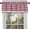 Burgundy Red, variant on Buffalo Check Valance Window Curtains - 58 Inch Width, 14 Inch Length - Burgundy Red & White Plaid - Light Filtering Farmhouse Country Drapes for Bedroom Living & Dining Room by Achim Home Decor