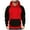 Red, variant on Fleece Hoodie Long Sleeve Casual Pullover Sweatshirt with Pockets Stylish Comfortable Fashion for Men Everyday Wear Ideal for Spring Winter Gray S