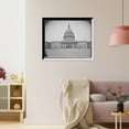 thumbnail image 3 of Historic Framed Print, [The United States Capitol, central part of bldg., Washington, D.C.], 17-7/8" x 21-7/8", 3 of 9