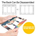 thumbnail image 4 of Yayeee Rocker Switch Wall Plate 3-Gang 6.5"x4.6" Home Decorative Outlet Cover, Colorful Road at Night, 4 of 6