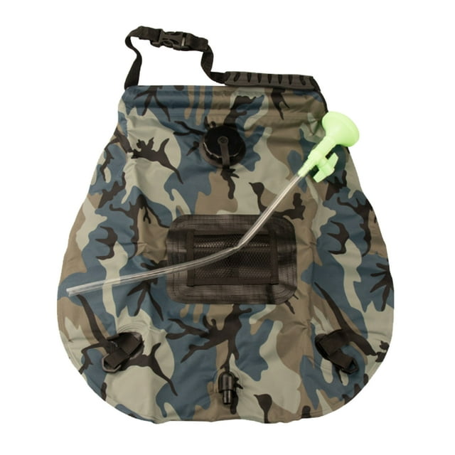 Agiferg Solar Solar Thermal Bathing Bag Portable 20L Camping Bathing Water Bag