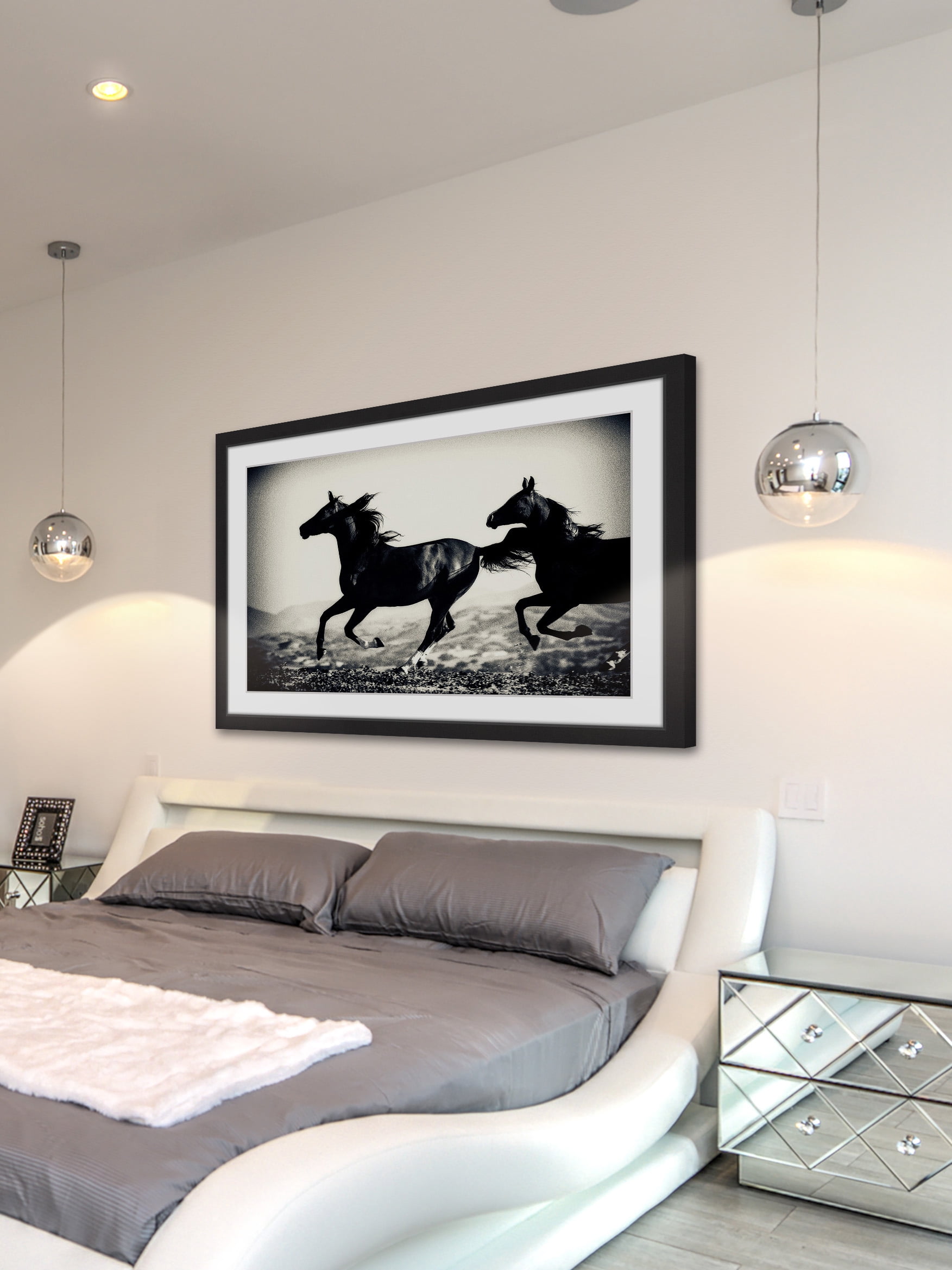 "Galloping Friends" Framed Painting Print